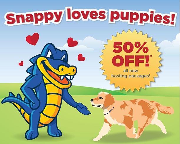 Hostgator coupon code 50% off on Pet Day